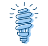 de icon lightbulb filled png